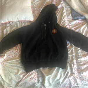Santa Cruz cropped hoodie